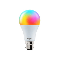 wipro 9 Watts Wi-Fi LED Smart Bulb (Voice Assistant Supported, NS9400, White)