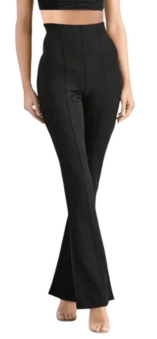 VDTrend Women’s Black Cotton Blend Trousers