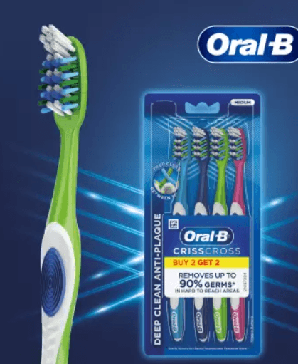 Oral-B Crisscross Deep Clean Toothbrush Pack