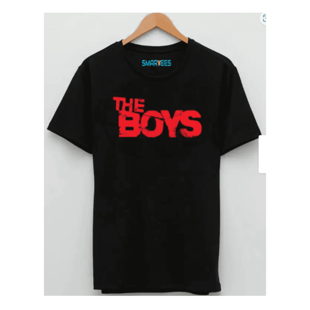 Printed Men Black T-Shirt